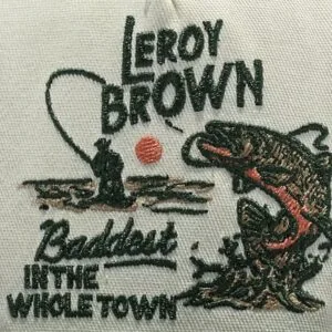 Logo Sendero Leroy Snapback Hat Embroidery