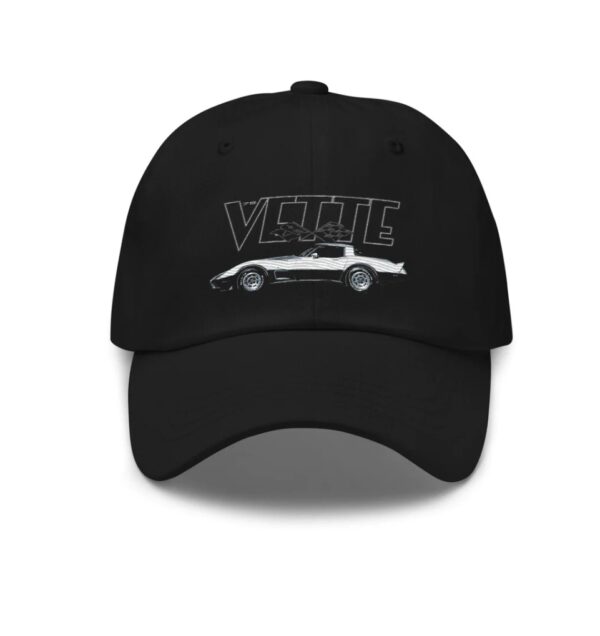 1978 Corvette Silver 25th Anniversary edition classic car hat Embroidery