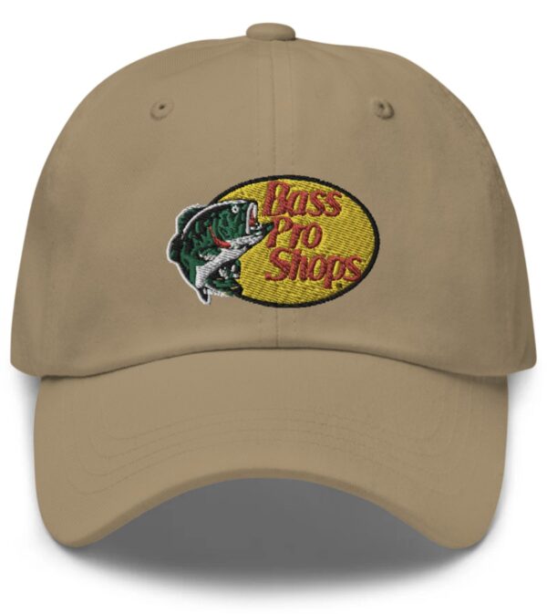 Bass Pro Shops Hat Embroidery Khaki