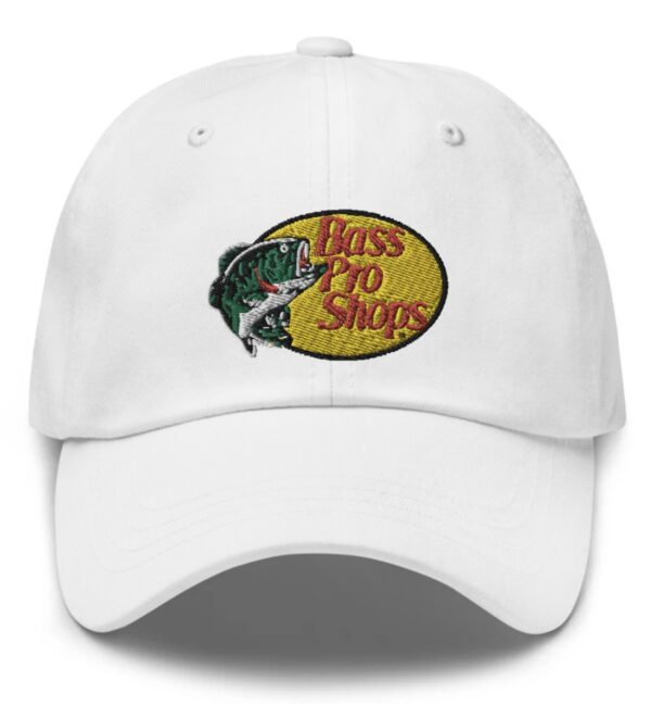 Bass Pro Shops Hat Embroidery White