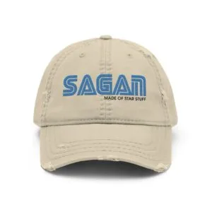 Carl Sagan Quote Made of Star Stuff Cosmos Distressed Dad Hat