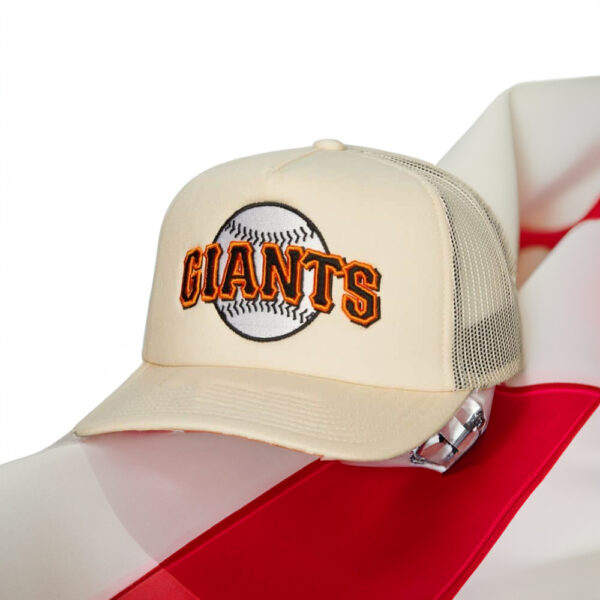 Evergreen Trucker Snapback Coop San Francisco Giants Hats Embroidery