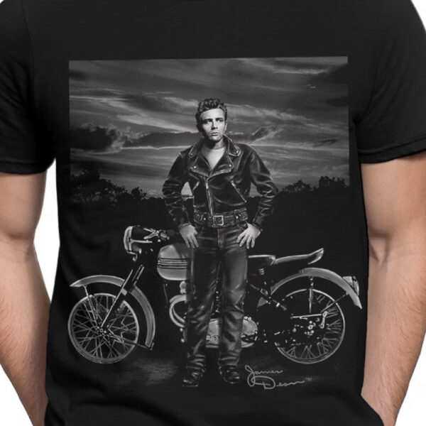 James Dean Black T-Shirts