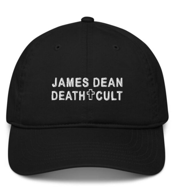 James Dean Death Cult Organic Baseball Cap Black Embroidereds