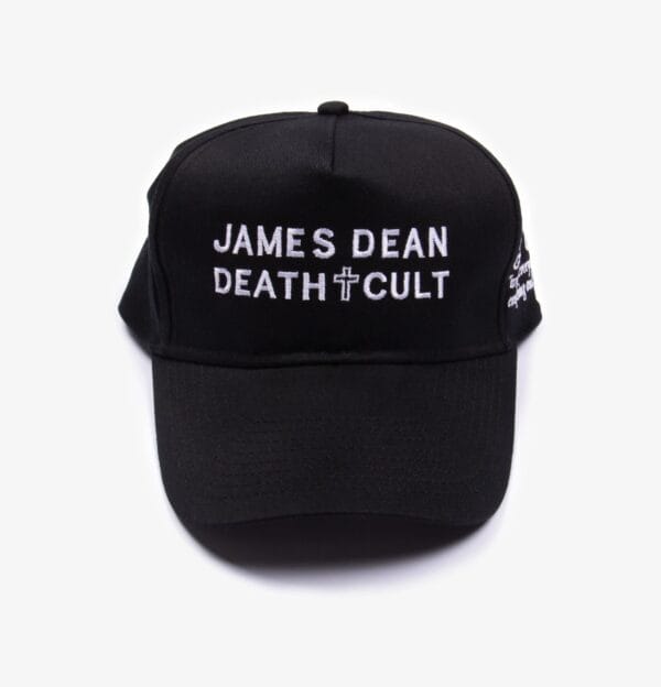 James Dean Death Cult Black Hat Embroidered