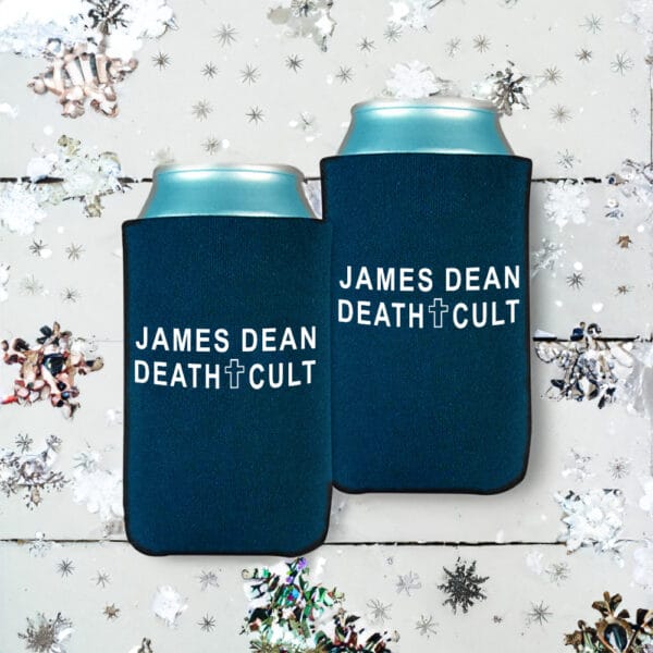 James Dean Death Cult Can Cooler Blue