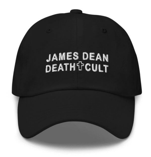 James Dean Death Cult Classic Dad Hat Black Embroidered