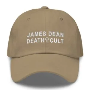 James Dean Death Cult Classic Dad Hat Khaiki Embroidered