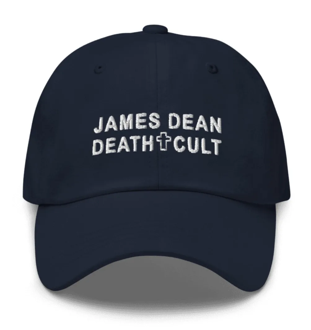 James Dean Death Cult Classic Dad Hat Navy Embroidered