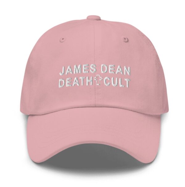 James Dean Death Cult Classic Dad Hat Pink Embroidered