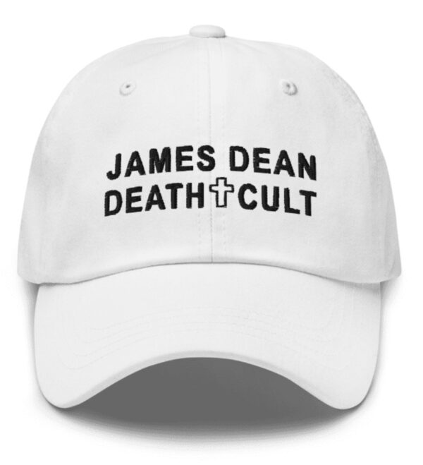 James Dean Death Cult Classic Dad Hat White