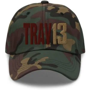 Jordan Travis Trav13 Hat Embroidery Green Camo