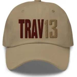 Jordan Travis Trav13 Hat Embroidery Khaki