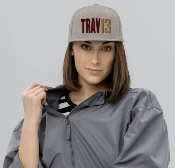 Jordan Travis Trav13 Snapback Hat Embroidery Ươmen
