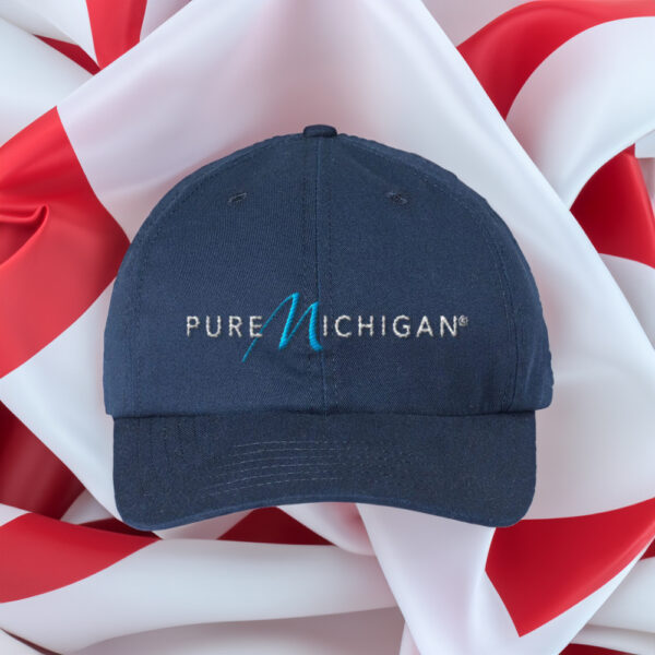 Pure Michigan Dad Hat Embroiderys