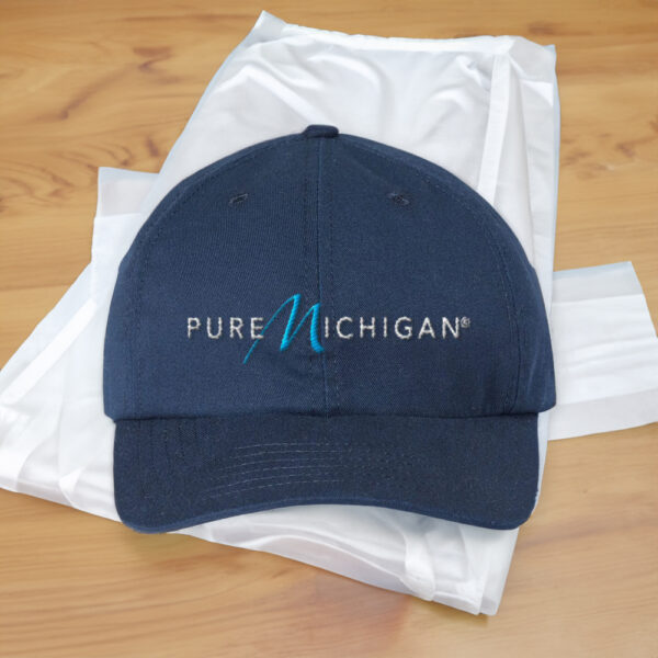 Pure Michigan Dad Hats Embroidery