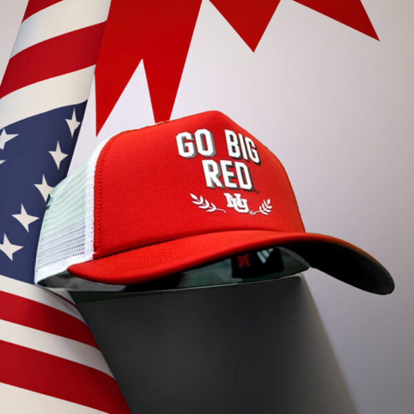 Red Go Big Red NU Foam Trucker Hat