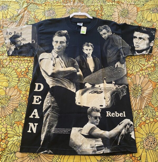 Vintage 90’s James Dean All Over Print Shirt