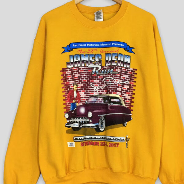 Vintage Y2K James Dean Classic Cool Cars Sweatshirts