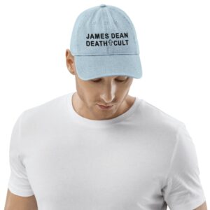 James Dean Death Cult Denim Hat Text Blacks