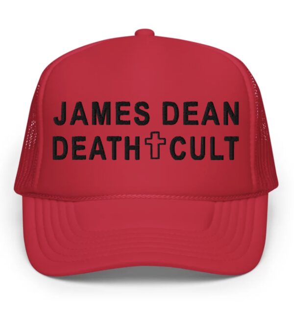 James Dean Death Cult Foam Trucker Hat Red