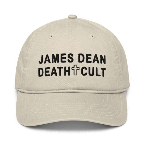 James Dean Death Cult Hat Text Black