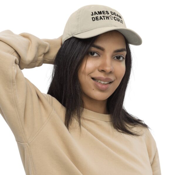 James Dean Death Cult Hat Text Blacks