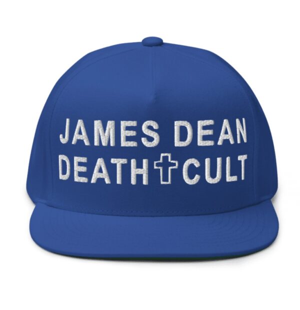 James Dean death cult Flat Bill Cap with the stitching on the side too