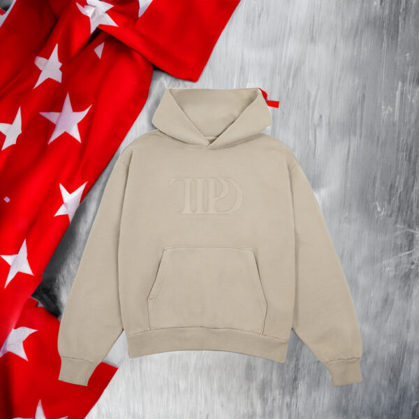 Taylor Swift The Tortured Poets Department Beige Hoodie