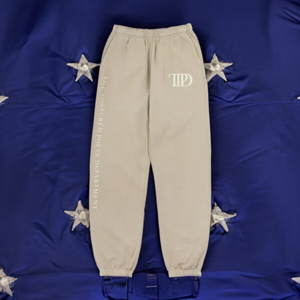 Taylor Swift The Tortured Poets Department Beige Sweatpants