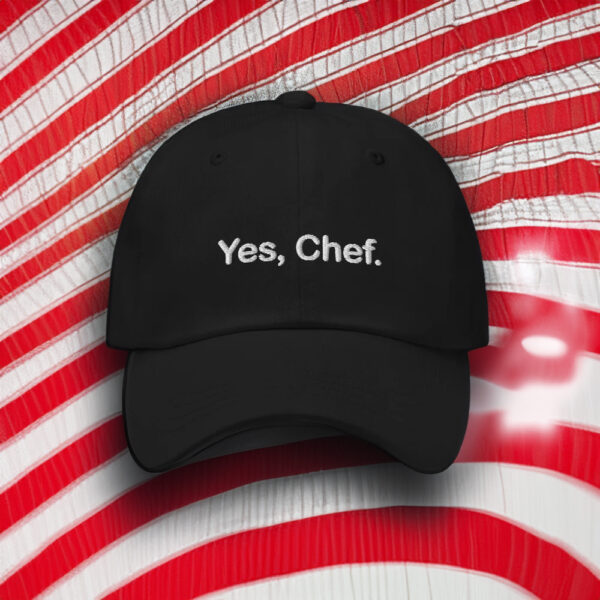 Yes, Chef Hat Cap Embroidered